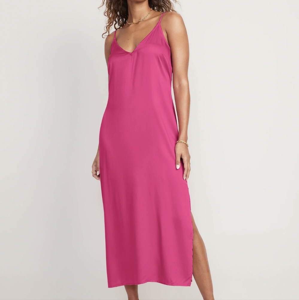 Old Navy Midi Slip Dress M Tall